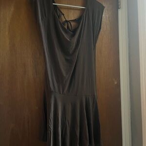 Rita Ora Brown Dress